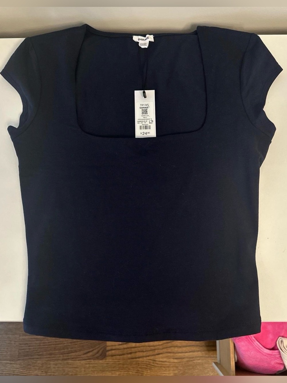 Garage navy top